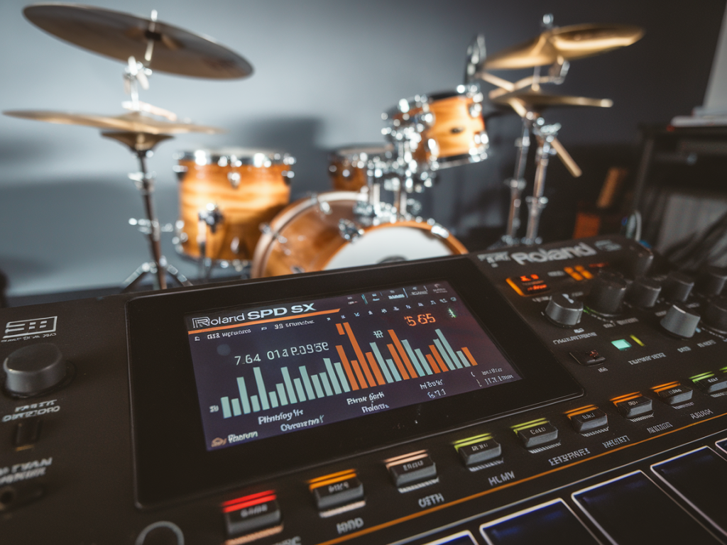 why the Roland spd-sx latency causes flammed hits (and the precise settings to fix it live)