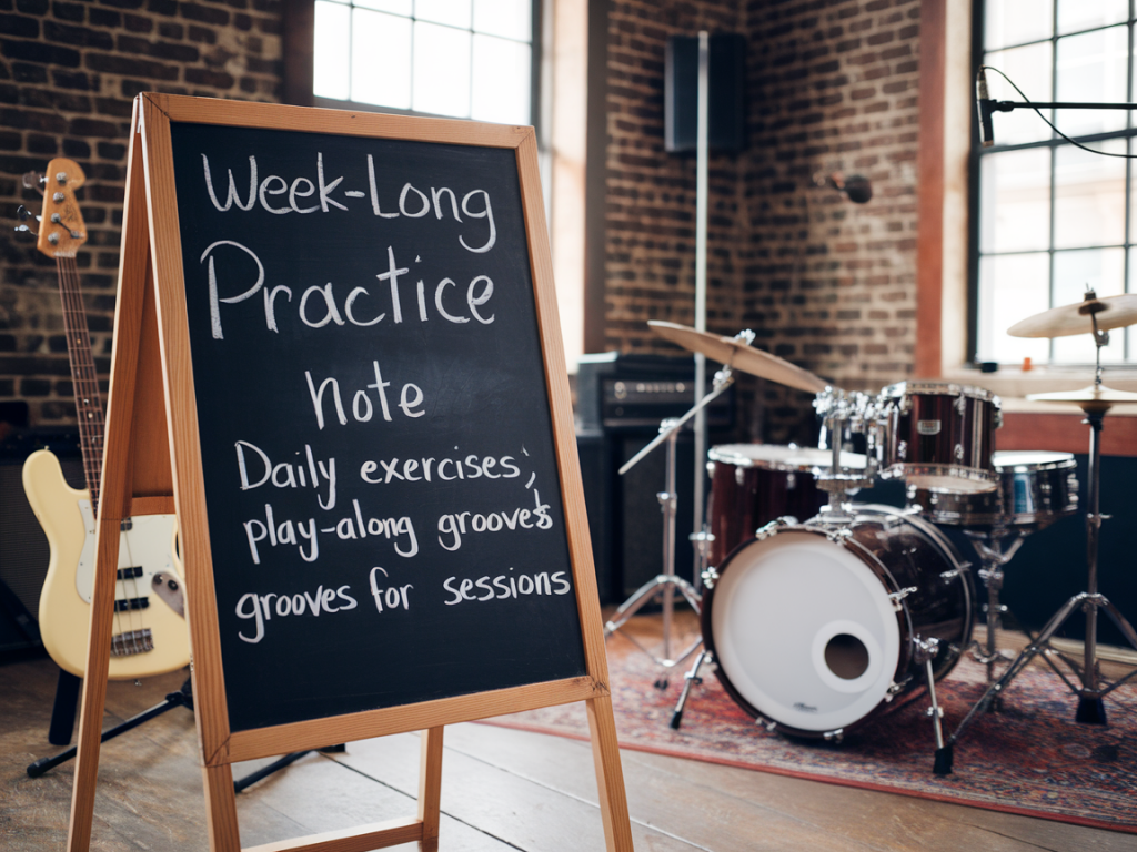 a week-long practice plan to lock neo-soul ghost-note pocket: daily exercises, tempo targets and play-along grooves you can use in sessions