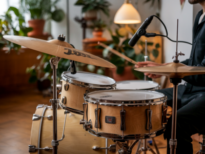 A practical guide to miking a tight jazz kit with one overhead and one snare mic