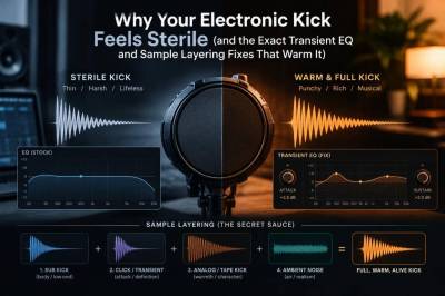 why your electronic kick feels sterile (and the exact transient, eq and sample-layering fixes that warm it)