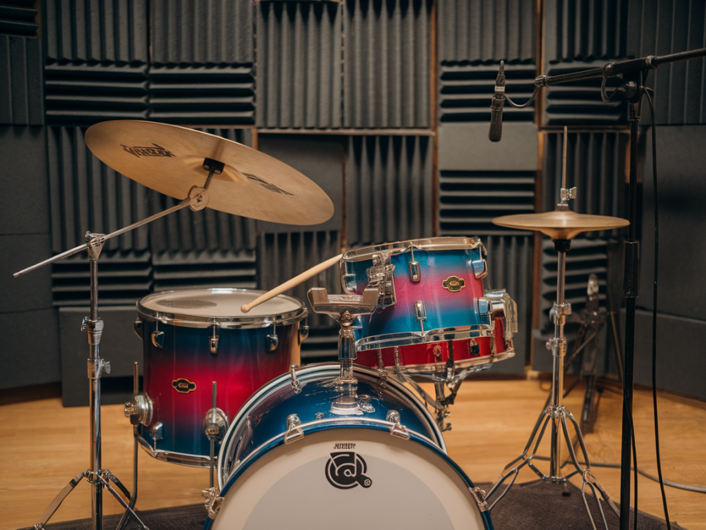 the exact mic choices and placement to record brushed jazz on a budget kit with a Rode nt5 and sm57